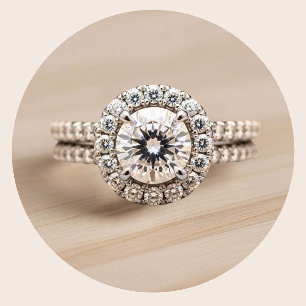 Lab Grown Diamond Bridal Sets Wedding Ring Sets