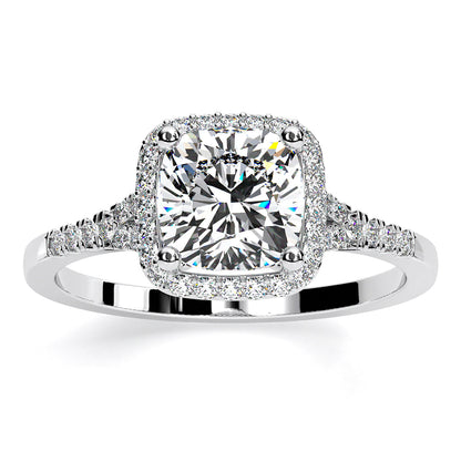 Desert Rose - GIA Certified Cushion Diamond Engagement Ring