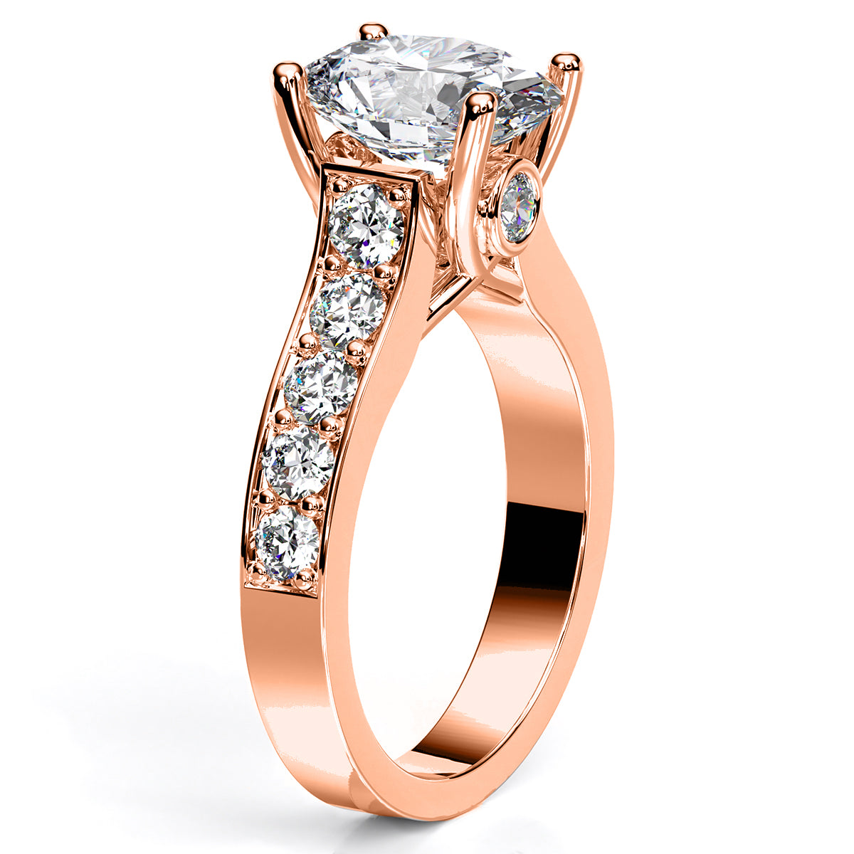 Calluna Oval Diamond Engagement Ring (Lab Grown Igi Cert) rosegold