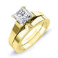 Rosemary Diamond Matching Band Only (engagement Ring Not Included) For Ring With Princess Center yellowgold