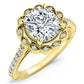 Ruellia Diamond Matching Band Only (engagement Ring Not Included) For Ring With Cushion Center yellowgold