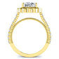 Ruellia Cushion Diamond Engagement Ring (Lab Grown Igi Cert) yellowgold