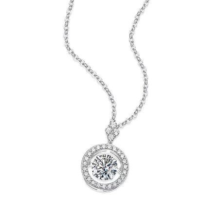 Malani Diamond Necklace (Clarity Enhanced) whitegold