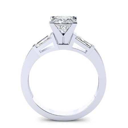 Sorrel Diamond Matching Band Only (engagement Ring Not Included) For Ring With Round Center whitegold