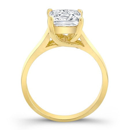 Sundrop Diamond Matching Band Only (engagement Ring Not Included) For Ring With Princess Center yellowgold