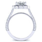 Ruellia Diamond Matching Band Only (engagement Ring Not Included) For Ring With Princess Center whitegold