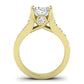 Calluna Moissanite Matching Band Only (does Not Include Engagement Ring) For Ring With Oval Center yellowgold