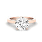 Lantana Moissanite Matching Band Only (engagement Ring Not Included) For Ring With Round Center rosegold