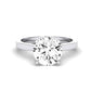 Lantana Moissanite Matching Band Only (engagement Ring Not Included) For Ring With Round Center whitegold