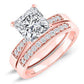 Poppy Diamond Matching Band Only (engagement Ring Not Included) For Ring With Princess Center rosegold