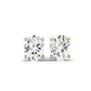 Elowen Oval Cut Diamond Stud Earrings (Clarity Enhanced) yellowgold