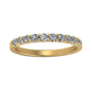 Arava Trendy Moissanite Wedding Ring yellowgold
