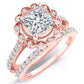 Ruellia Diamond Matching Band Only (engagement Ring Not Included) For Ring With Princess Center rosegold