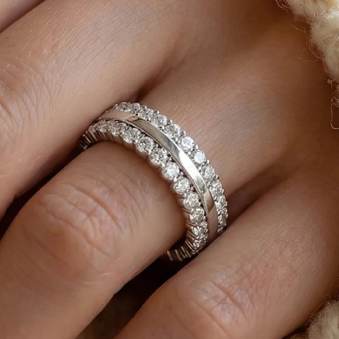 Moissanite Eternity Bands