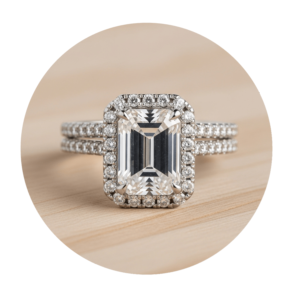 Moissanite Bridal sets. - BeverlyDiamonds