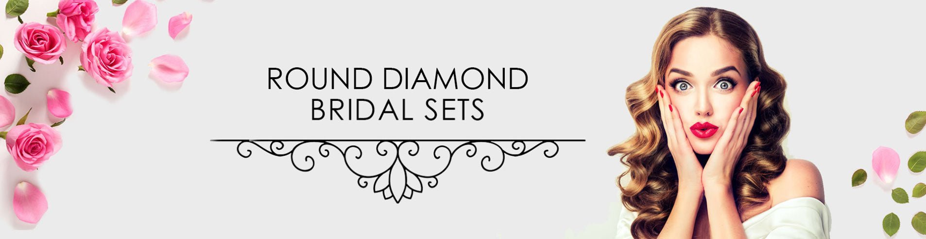 Round Lab Diamond Bridal Sets - BeverlyDiamonds