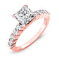 Magnolia Princess Diamond Bridal Set (Lab Grown Igi Cert) rosegold