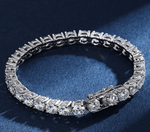 17CT TCW Round Lab Diamond 4 Prong Tennis Bracelet - BeverlyDiamonds