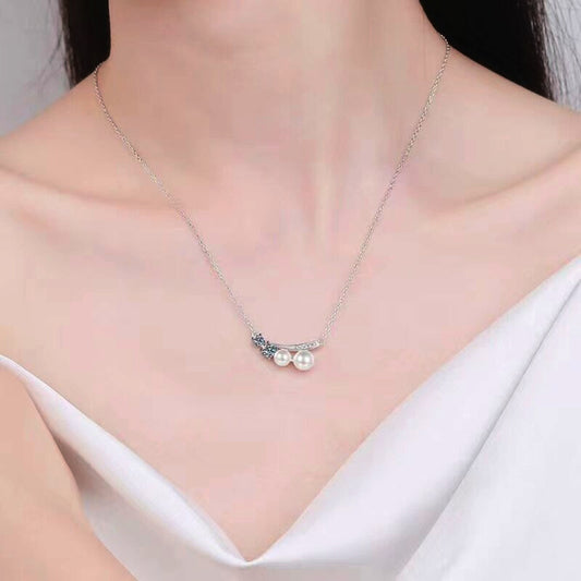 Patrese Diamond & Pearl Necklace