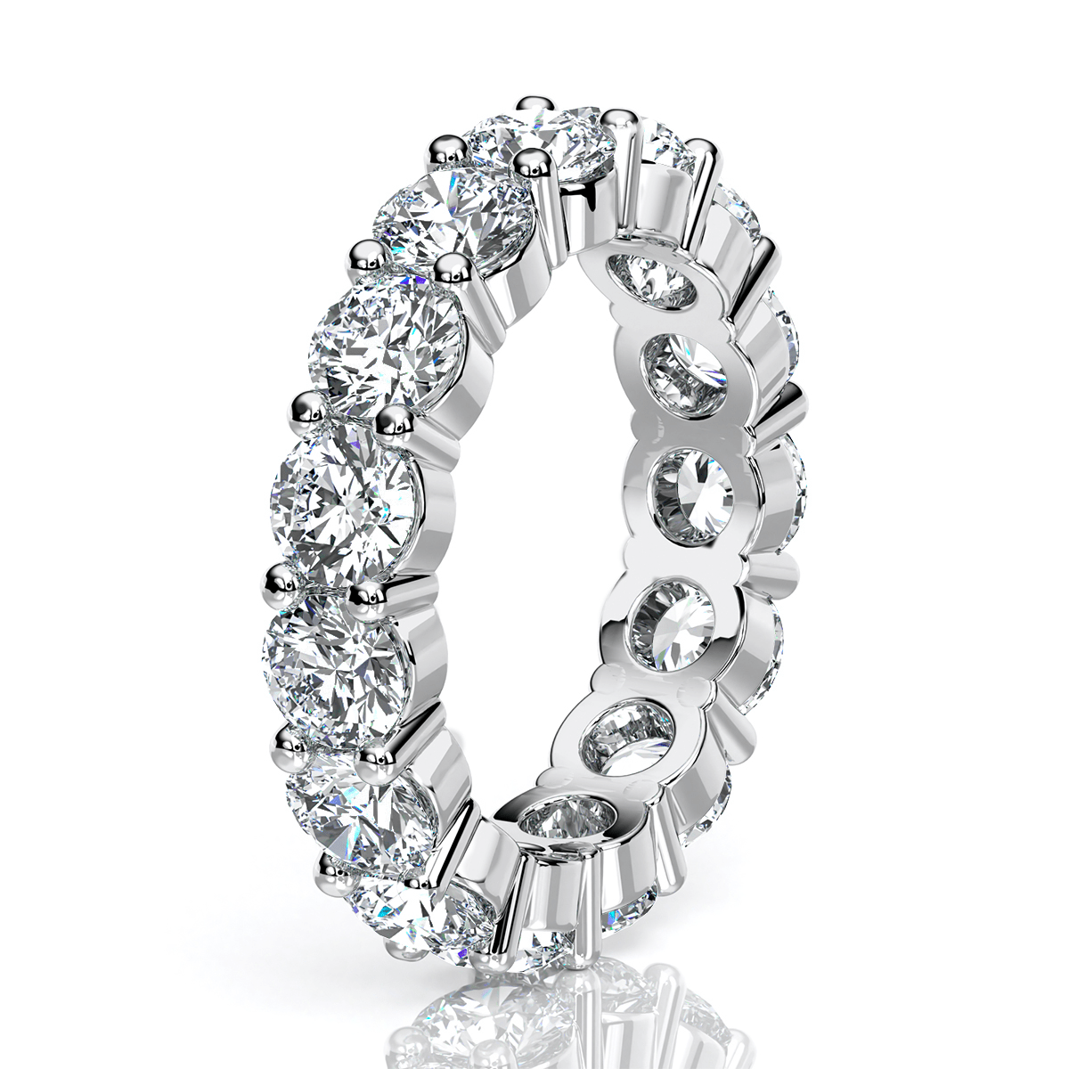 3ct Round Diamond Eternity Band - BeverlyDiamonds