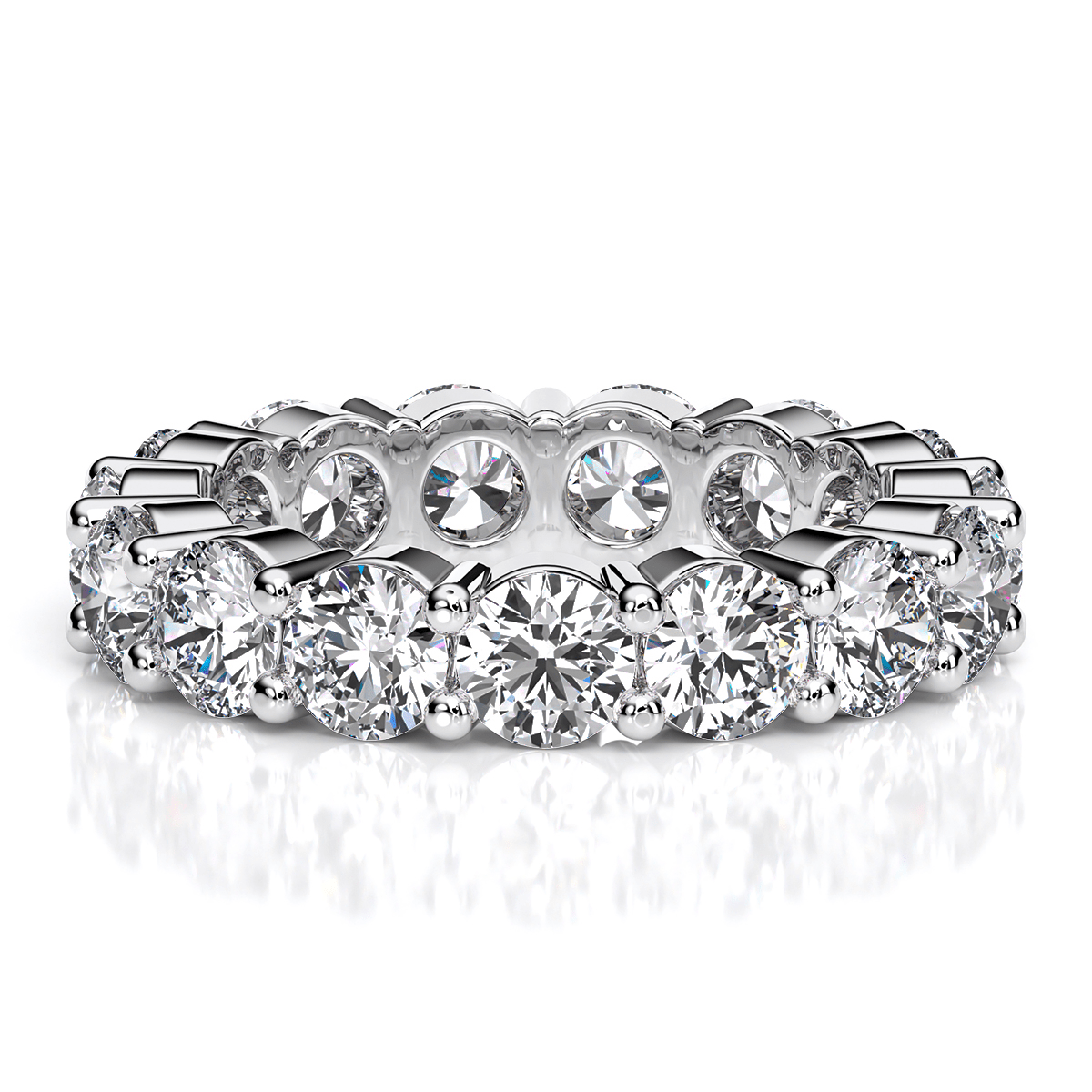 3ct Round Diamond Eternity Band - BeverlyDiamonds