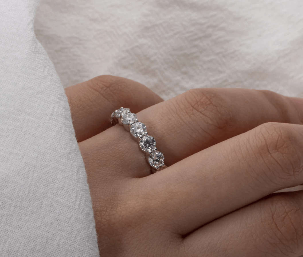 3ct Round Diamond Eternity Band - BeverlyDiamonds