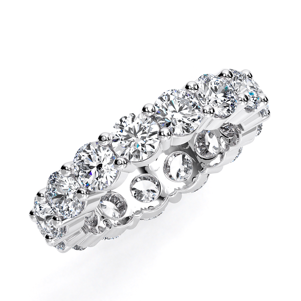 3ct Round Diamond Eternity Band - BeverlyDiamonds