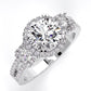 Erica Round Diamond Engagement Ring (Lab Grown Igi Cert) whitegold