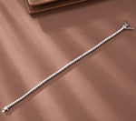 4CT TCW Round Lab Diamond Tennis Bracelet(White-Gold)