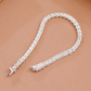 Daily Deal: 11ct Total Weight Round Lab Diamond Tennis Bracelet