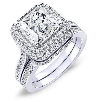 Indigo Princess Diamond Bridal Set (Lab Grown Igi Cert) whitegold