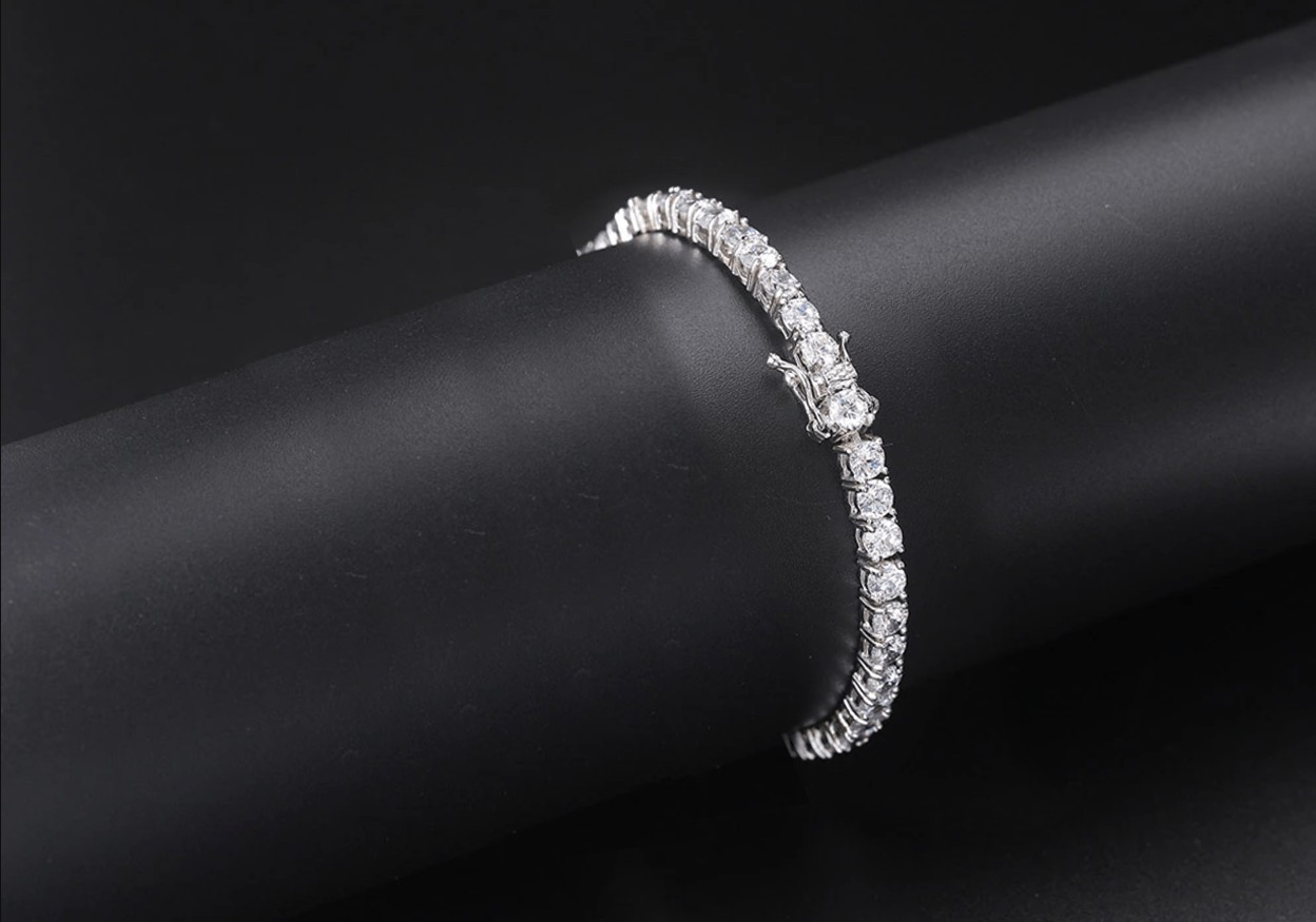 3mm bracelet whitegold