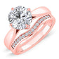 Gardenia Round Diamond Bridal Set (Lab Grown Igi Cert) rosegold