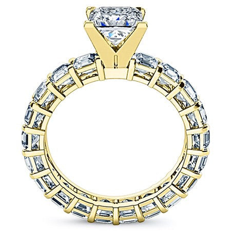Willow Princess Diamond Engagement Ring (Lab Grown Igi Cert) yellowgold