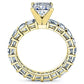 Willow Princess Diamond Engagement Ring (Lab Grown Igi Cert) yellowgold