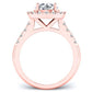 Velvet Round Diamond Engagement Ring (Lab Grown Igi Cert) rosegold