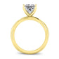 Baneberry Princess Diamond Engagement Ring (Lab Grown Igi Cert) yellowgold