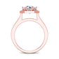 Anise Round Diamond Engagement Ring (Lab Grown Igi Cert) rosegold