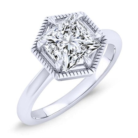 Aspen Princess Diamond Bridal Set (Lab Grown Igi Cert) whitegold