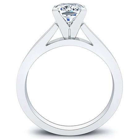 Snowdrop Cushion Diamond Engagement Ring (Lab Grown Igi Cert) whitegold