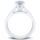 Snowdrop Cushion Diamond Engagement Ring (Lab Grown Igi Cert) whitegold