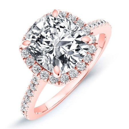 Mallow Cushion Diamond Bridal Set (Lab Grown Igi Cert) rosegold