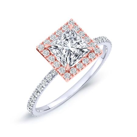 Columbine Princess Diamond Bridal Set (Lab Grown Igi Cert) whitegold