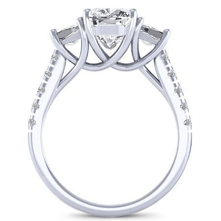Marjoram Cushion Diamond Engagement Ring (Lab Grown Igi Cert) whitegold
