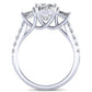 Marjoram Cushion Diamond Engagement Ring (Lab Grown Igi Cert) whitegold