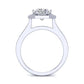 Anise Cushion Diamond Bridal Set (Lab Grown Igi Cert) whitegold