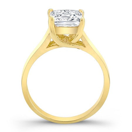 Sundrop Princess Diamond Engagement Ring (Lab Grown Igi Cert) yellowgold