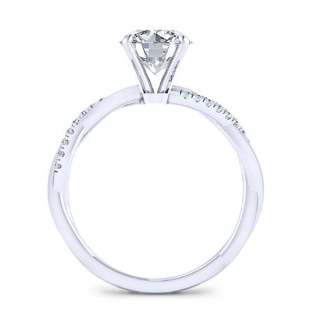 Iris Cushion Diamond Engagement Ring (Lab Grown Igi Cert) whitegold