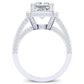 Buttercup Princess Diamond Engagement Ring (Lab Grown Igi Cert) whitegold