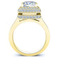 Indigo Princess Diamond Engagement Ring (Lab Grown Igi Cert) yellowgold